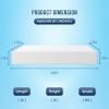 imageFDW  10 Inch King Mattress  Medium Firm  Gel Memory Foam Mattress  White  Bed in a Box CertiPURUS Certified  Pressure Relief Cooling Ventilated Foam  Washable Removable CoverWhite