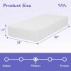 imageFDW  10 Inch King Mattress  Medium Firm  Gel Memory Foam Mattress  White  Bed in a Box CertiPURUS Certified  Pressure Relief Cooling Ventilated Foam  Washable Removable CoverWhite