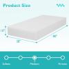 imageFDW  10 Inch King Mattress  Medium Firm  Gel Memory Foam Mattress  White  Bed in a Box CertiPURUS Certified  Pressure Relief Cooling Ventilated Foam  Washable Removable CoverWhite