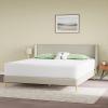 imageFDW  10 Inch King Mattress  Medium Firm  Gel Memory Foam Mattress  White  Bed in a Box CertiPURUS Certified  Pressure Relief Cooling Ventilated Foam  Washable Removable CoverWhite