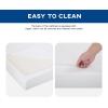 imageFDW  10 Inch King Mattress  Medium Firm  Gel Memory Foam Mattress  White  Bed in a Box CertiPURUS Certified  Pressure Relief Cooling Ventilated Foam  Washable Removable CoverWhite