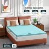imageFDW  10 Inch King Mattress  Medium Firm  Gel Memory Foam Mattress  White  Bed in a Box CertiPURUS Certified  Pressure Relief Cooling Ventilated Foam  Washable Removable CoverWhite