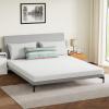 imageFDW  10 Inch King Mattress  Medium Firm  Gel Memory Foam Mattress  White  Bed in a Box CertiPURUS Certified  Pressure Relief Cooling Ventilated Foam  Washable Removable CoverWhite