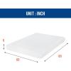 imageFDW  10 Inch King Mattress  Medium Firm  Gel Memory Foam Mattress  White  Bed in a Box CertiPURUS Certified  Pressure Relief Cooling Ventilated Foam  Washable Removable CoverWhite