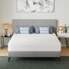 imageFDW  10 Inch King Mattress  Medium Firm  Gel Memory Foam Mattress  White  Bed in a Box CertiPURUS Certified  Pressure Relief Cooling Ventilated Foam  Washable Removable CoverWhite