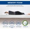imageFDW  10 Inch King Mattress  Medium Firm  Gel Memory Foam Mattress  White  Bed in a Box CertiPURUS Certified  Pressure Relief Cooling Ventilated Foam  Washable Removable CoverWhite