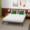imageFDW  10 Inch King Mattress  Medium Firm  Gel Memory Foam Mattress  White  Bed in a Box CertiPURUS Certified  Pressure Relief Cooling Ventilated Foam  Washable Removable CoverWhite