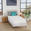 imageFDW  10 Inch King Mattress  Medium Firm  Gel Memory Foam Mattress  White  Bed in a Box CertiPURUS Certified  Pressure Relief Cooling Ventilated Foam  Washable Removable CoverWhite