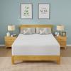 imageFDW  10 Inch King Mattress  Medium Firm  Gel Memory Foam Mattress  White  Bed in a Box CertiPURUS Certified  Pressure Relief Cooling Ventilated Foam  Washable Removable CoverWhite