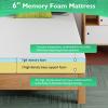 imageFDW  10 Inch King Mattress  Medium Firm  Gel Memory Foam Mattress  White  Bed in a Box CertiPURUS Certified  Pressure Relief Cooling Ventilated Foam  Washable Removable CoverWhite