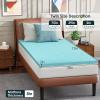 imageFDW  10 Inch King Mattress  Medium Firm  Gel Memory Foam Mattress  White  Bed in a Box CertiPURUS Certified  Pressure Relief Cooling Ventilated Foam  Washable Removable CoverWhite
