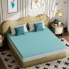 imageFDW  10 Inch King Mattress  Medium Firm  Gel Memory Foam Mattress  White  Bed in a Box CertiPURUS Certified  Pressure Relief Cooling Ventilated Foam  Washable Removable CoverWhite