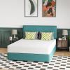 imageFDW  10 Inch King Mattress  Medium Firm  Gel Memory Foam Mattress  White  Bed in a Box CertiPURUS Certified  Pressure Relief Cooling Ventilated Foam  Washable Removable CoverWhite