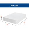 imageFDW  10 Inch King Mattress  Medium Firm  Gel Memory Foam Mattress  White  Bed in a Box CertiPURUS Certified  Pressure Relief Cooling Ventilated Foam  Washable Removable CoverWhite