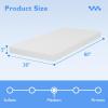 imageFDW  10 Inch King Mattress  Medium Firm  Gel Memory Foam Mattress  White  Bed in a Box CertiPURUS Certified  Pressure Relief Cooling Ventilated Foam  Washable Removable CoverWhite