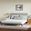 imageFDW  10 Inch King Mattress  Medium Firm  Gel Memory Foam Mattress  White  Bed in a Box CertiPURUS Certified  Pressure Relief Cooling Ventilated Foam  Washable Removable CoverWhite