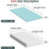 imageFDW  10 Inch King Mattress  Medium Firm  Gel Memory Foam Mattress  White  Bed in a Box CertiPURUS Certified  Pressure Relief Cooling Ventilated Foam  Washable Removable CoverWhite