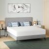 imageFDW  10 Inch King Mattress  Medium Firm  Gel Memory Foam Mattress  White  Bed in a Box CertiPURUS Certified  Pressure Relief Cooling Ventilated Foam  Washable Removable CoverWhite