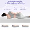 imageFDW  10 Inch King Mattress  Medium Firm  Gel Memory Foam Mattress  White  Bed in a Box CertiPURUS Certified  Pressure Relief Cooling Ventilated Foam  Washable Removable CoverWhite