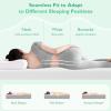 imageFDW  10 Inch King Mattress  Medium Firm  Gel Memory Foam Mattress  White  Bed in a Box CertiPURUS Certified  Pressure Relief Cooling Ventilated Foam  Washable Removable CoverWhite