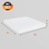 imageFDW  10 Inch King Mattress  Medium Firm  Gel Memory Foam Mattress  White  Bed in a Box CertiPURUS Certified  Pressure Relief Cooling Ventilated Foam  Washable Removable CoverWhite