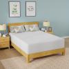 imageFDW  10 Inch King Mattress  Medium Firm  Gel Memory Foam Mattress  White  Bed in a Box CertiPURUS Certified  Pressure Relief Cooling Ventilated Foam  Washable Removable CoverWhite