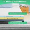 imageFDW  10 Inch King Mattress  Medium Firm  Gel Memory Foam Mattress  White  Bed in a Box CertiPURUS Certified  Pressure Relief Cooling Ventilated Foam  Washable Removable CoverWhite