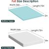 imageFDW  10 Inch King Mattress  Medium Firm  Gel Memory Foam Mattress  White  Bed in a Box CertiPURUS Certified  Pressure Relief Cooling Ventilated Foam  Washable Removable CoverWhite