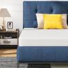 imageFDW  10 Inch King Mattress  Medium Firm  Gel Memory Foam Mattress  White  Bed in a Box CertiPURUS Certified  Pressure Relief Cooling Ventilated Foam  Washable Removable CoverWhite