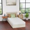 imageFDW  10 Inch King Mattress  Medium Firm  Gel Memory Foam Mattress  White  Bed in a Box CertiPURUS Certified  Pressure Relief Cooling Ventilated Foam  Washable Removable CoverWhite