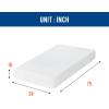 imageFDW  10 Inch King Mattress  Medium Firm  Gel Memory Foam Mattress  White  Bed in a Box CertiPURUS Certified  Pressure Relief Cooling Ventilated Foam  Washable Removable CoverWhite