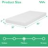 imageFDW  10 Inch King Mattress  Medium Firm  Gel Memory Foam Mattress  White  Bed in a Box CertiPURUS Certified  Pressure Relief Cooling Ventilated Foam  Washable Removable CoverWhite