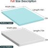 imageFDW  10 Inch King Mattress  Medium Firm  Gel Memory Foam Mattress  White  Bed in a Box CertiPURUS Certified  Pressure Relief Cooling Ventilated Foam  Washable Removable CoverWhite