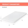 imageFDW  10 Inch King Mattress  Medium Firm  Gel Memory Foam Mattress  White  Bed in a Box CertiPURUS Certified  Pressure Relief Cooling Ventilated Foam  Washable Removable CoverWhite