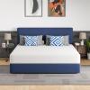 imageFDW  10 Inch King Mattress  Medium Firm  Gel Memory Foam Mattress  White  Bed in a Box CertiPURUS Certified  Pressure Relief Cooling Ventilated Foam  Washable Removable CoverWhite
