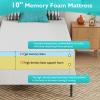 imageFDW  10 Inch King Mattress  Medium Firm  Gel Memory Foam Mattress  White  Bed in a Box CertiPURUS Certified  Pressure Relief Cooling Ventilated Foam  Washable Removable CoverWhite