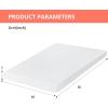 imageFDW  10 Inch King Mattress  Medium Firm  Gel Memory Foam Mattress  White  Bed in a Box CertiPURUS Certified  Pressure Relief Cooling Ventilated Foam  Washable Removable CoverWhite