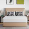 imageFDW  10 Inch King Mattress  Medium Firm  Gel Memory Foam Mattress  White  Bed in a Box CertiPURUS Certified  Pressure Relief Cooling Ventilated Foam  Washable Removable CoverWhite