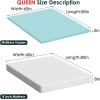 imageFDW  10 Inch King Mattress  Medium Firm  Gel Memory Foam Mattress  White  Bed in a Box CertiPURUS Certified  Pressure Relief Cooling Ventilated Foam  Washable Removable CoverWhite