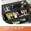 imageFDW 39 inch Lift Top Coffee Table with Hidden Storage Compartment ampamp Lower ShelfCoffee Table with Lift Top for Living RoomHome Small SpaceWhiteBlack