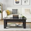 imageFDW 39 inch Lift Top Coffee Table with Hidden Storage Compartment ampamp Lower ShelfCoffee Table with Lift Top for Living RoomHome Small SpaceWhiteBlack