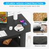 imageFDW 39 inch Lift Top Coffee Table with Hidden Storage Compartment ampamp Lower ShelfCoffee Table with Lift Top for Living RoomHome Small SpaceWhiteBlack