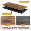 imageFDW 5 Fabric Drawers Dresser for BedroomChest Organizer Units with Steel Frame and Wooden Top for BedroomClosetLiving Room EntrywayBrownBrown