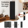 imageFDW Bamboo Room Divider Folding Privacy Screen 6 Panel 70 Inches High 17 Inches Wide Room Divider for Bedroom Office StudyCoal BlackCoal Black