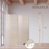 imageFDW Bamboo Room Divider Folding Privacy Screen 6 Panel 70 Inches High 17 Inches Wide Room Divider for Bedroom Office StudyCoal BlackNatural