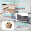 imageFDW Cat Tree 54in Cat Tower MultiLevel Durable Cat Scratching Post ampamp Cozy Fun Cat Jumping Platform Space Saving Cat Condo Pet Play House for Indoor CatsNavy BlueLight Gray