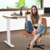 imageFDW Criss Cross Chair Armless Cross Legged Office Desk Chair Adjustable Swivel Ergonomic No Wheels Backrest with Wide Seat Native Sponge Computer Task Vanity for Home OfficeBrownBrown