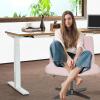 imageFDW Criss Cross Chair Armless Cross Legged Office Desk Chair Adjustable Swivel Ergonomic No Wheels Backrest with Wide Seat Native Sponge Computer Task Vanity for Home OfficeBrownPink