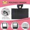 imageFDW Dog Crate Dog Kennel Cage with Double Door36 inch Folding Metal Wire Dog Cage with Removable TrayampampDivider PanelPet Crate for Medium DogsBlackDark Black