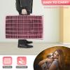 imageFDW Dog Crate Dog Kennel Cage with Double Door36 inch Folding Metal Wire Dog Cage with Removable TrayampampDivider PanelPet Crate for Medium DogsBlackPink